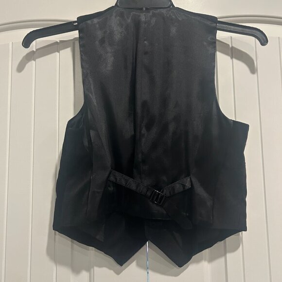 Ann Taylor Loft Black Sequins Vest Women’s Size 2 - Picture 6 of 9